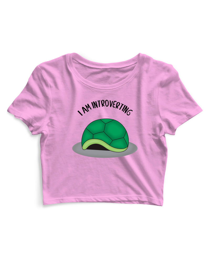 I Am Introverting - Women's Crop Top