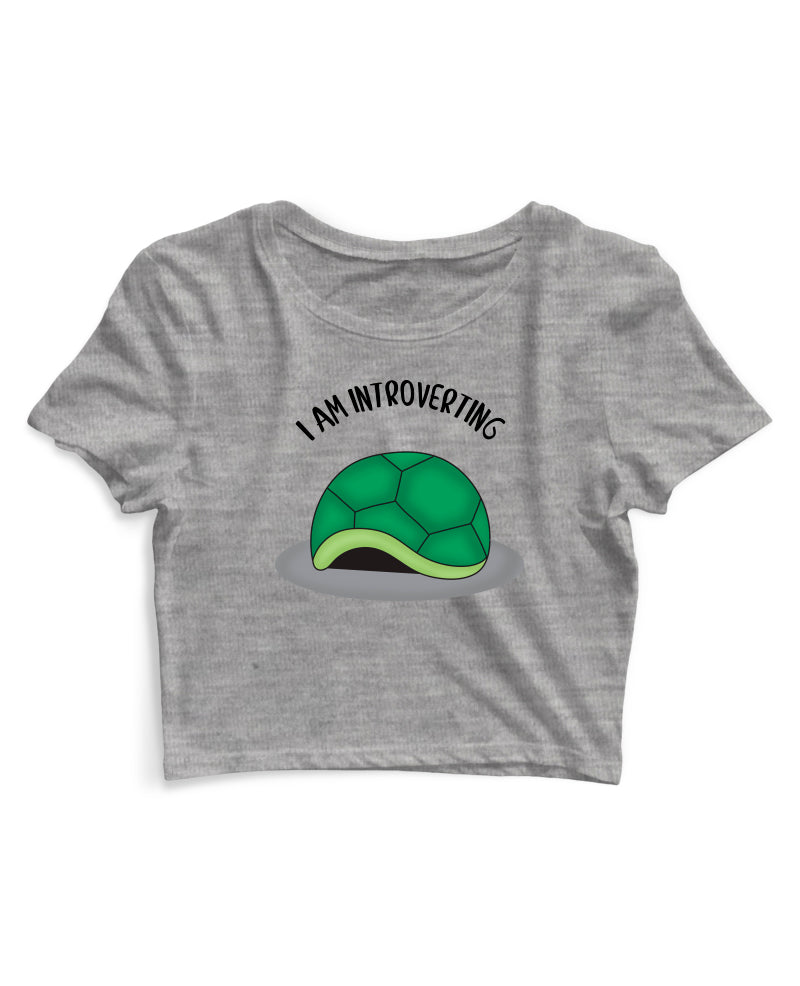 I Am Introverting - Women's Crop Top