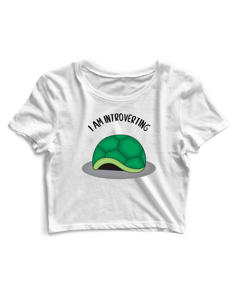 I Am Introverting - Women's Crop Top