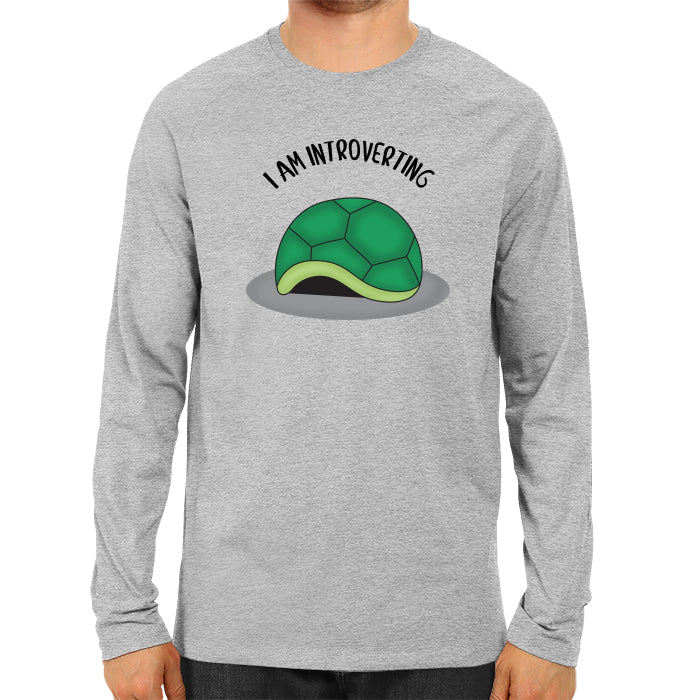 I Am Introverting - Men's Full Sleeve T-shirt