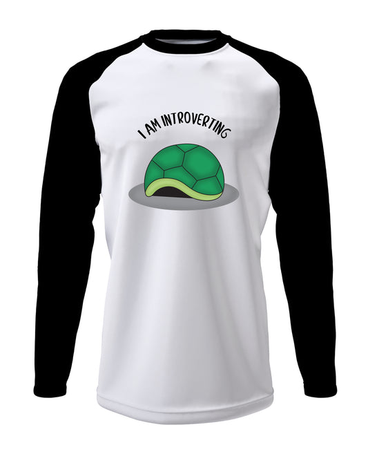 I Am Introverting - Men’s Full Sleeve Raglan T-shirt
