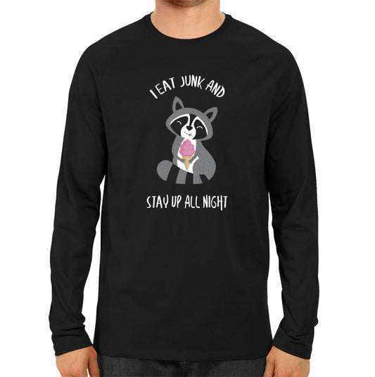 I Eat Junk - Men's Full Sleeve T-shirt