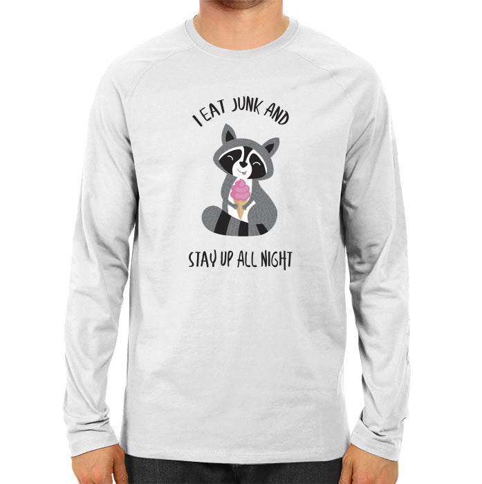 I Eat Junk - Men's Full Sleeve T-shirt