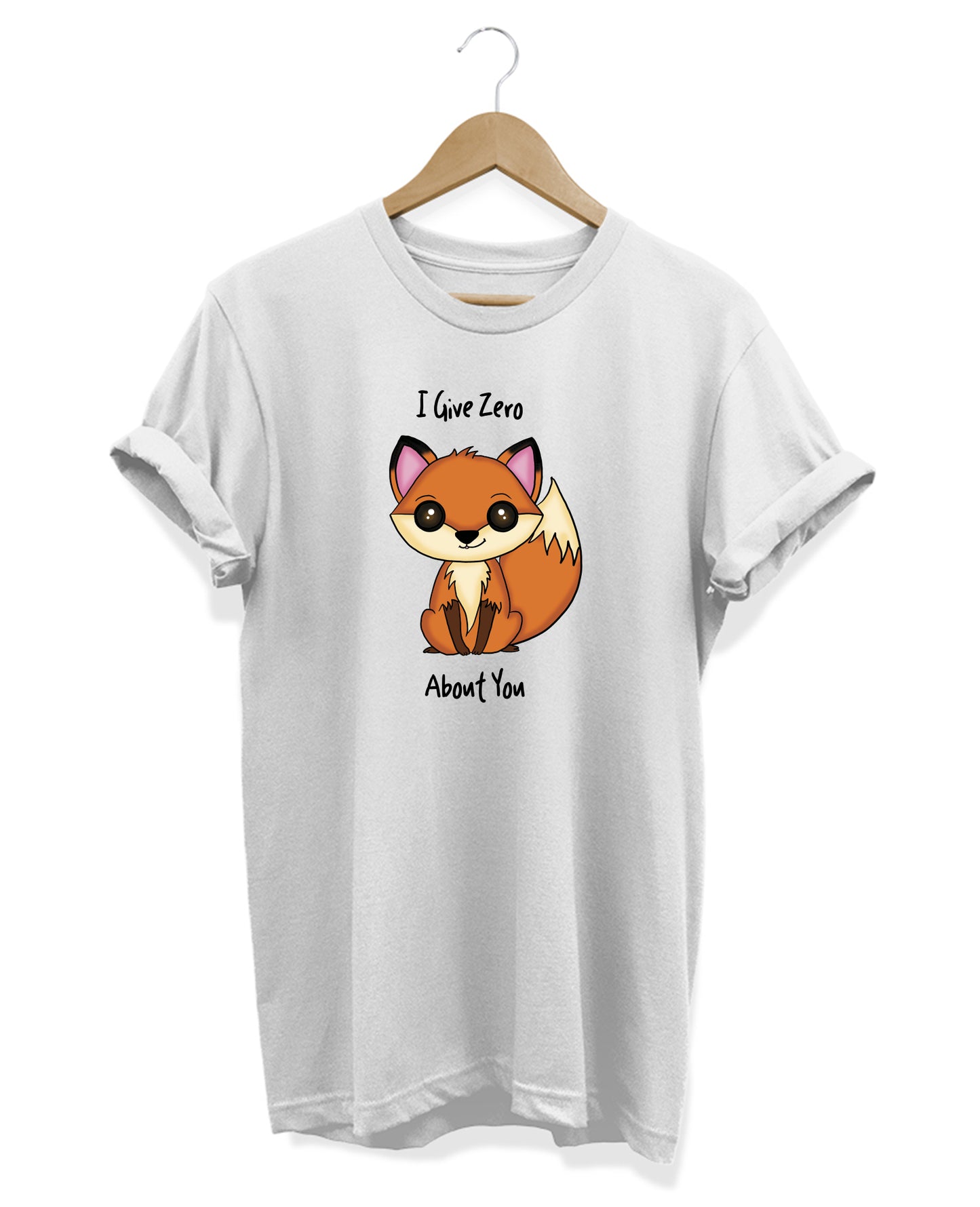 I Give Zero Fox - Women's Baggy T-shirt