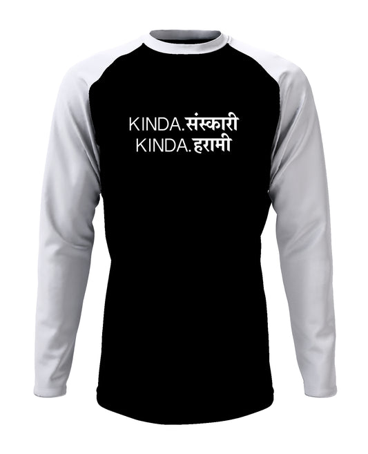Kinda Harami - Men’s Full Sleeve Raglan T-shirt