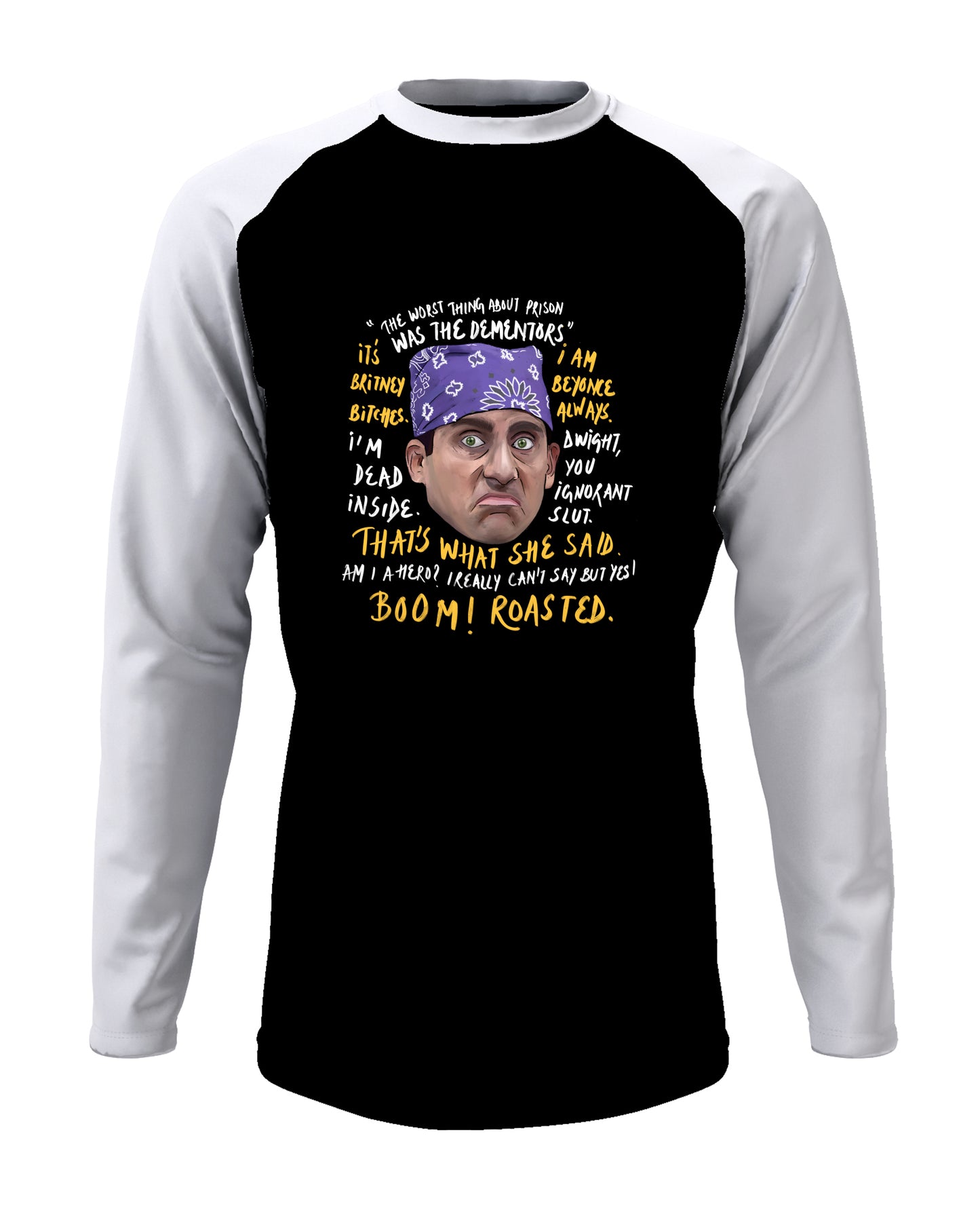 Michael Scott - Men’s Full Sleeve Raglan T-shirt