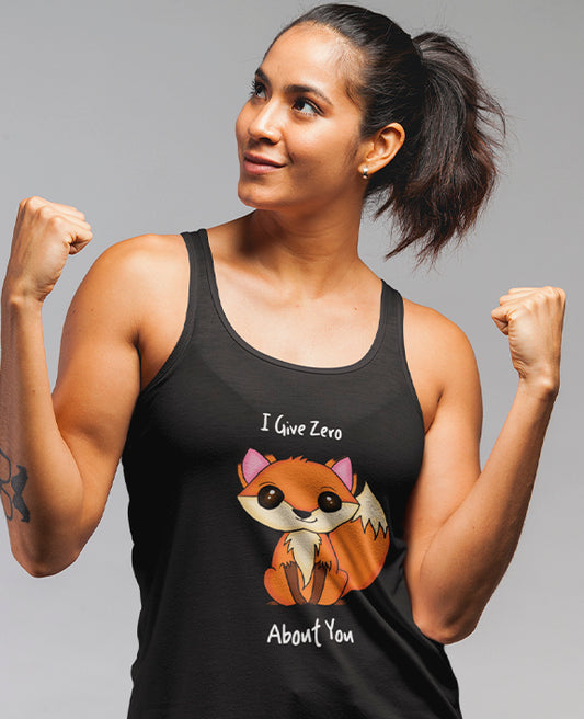 I Give Zero Fox - Women's Tank Top