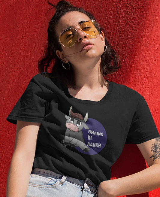 Bhains Ki Aankh English - Women's Baggy T-shirt