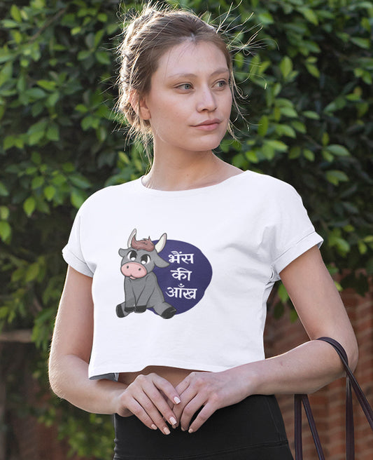 Bhains Ki Aankh Hindi - Women's Crop Top
