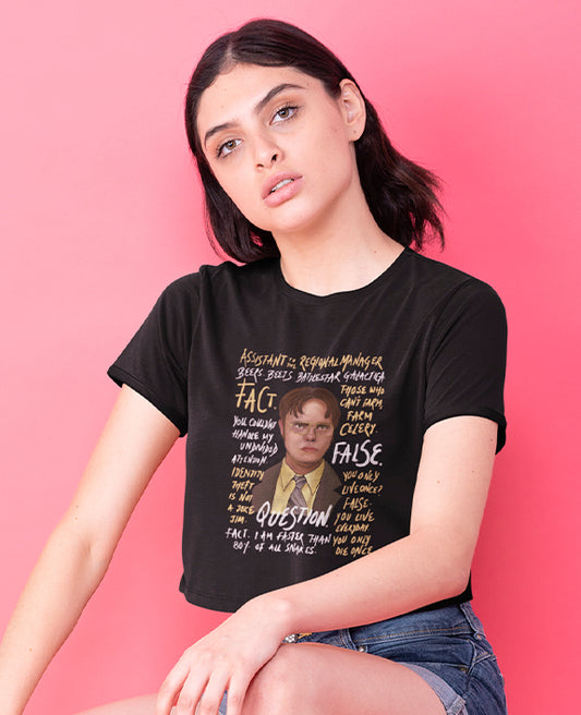 Dwight - Women's Crop Top