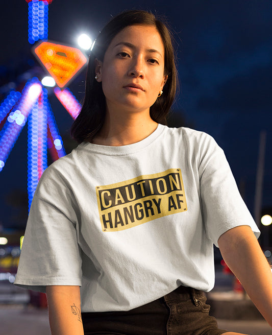 Caution Hangry AF - Women's Baggy T-shirt