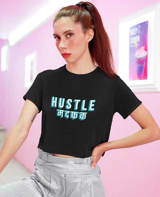 Hustle Madafaka - Women's Crop Top