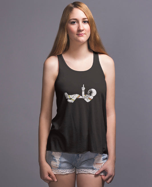 Middle Finger Astronaut - Women's Tank Top