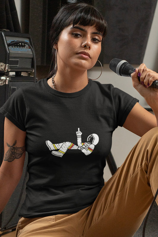 Middle Finger Astronaut - Women's T-shirt