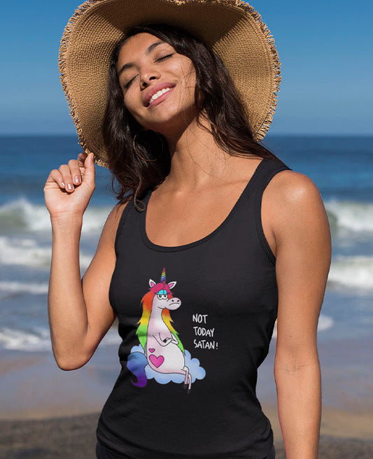 Not Today Satan - Women's Tank Top