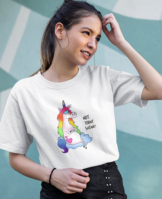 Not Today Satan - Women's Baggy T-shirt