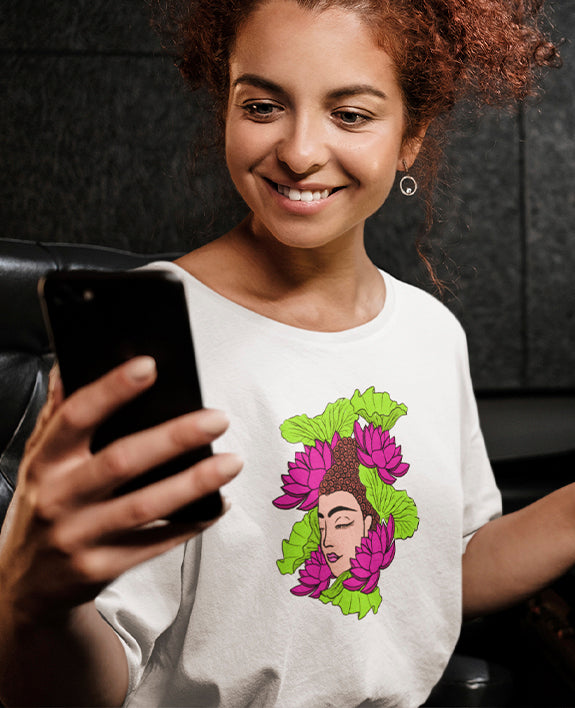 Psychedalic Buddah - Women's Baggy T-shirt