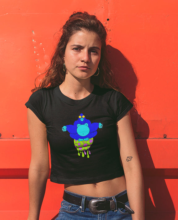Psychedalic Gorilla - Women's Crop Top