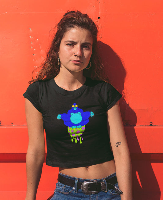 Psychedalic Gorilla - Women's Crop Top