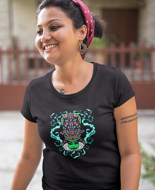 Psychedelic Kathakali - Women's T-shirt