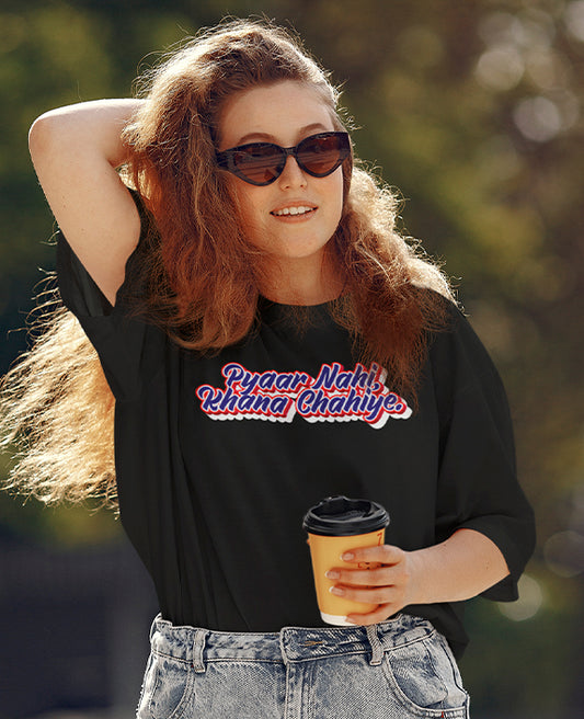 Pyaar Nahi Khana Chahiye - Women's Baggy T-shirt