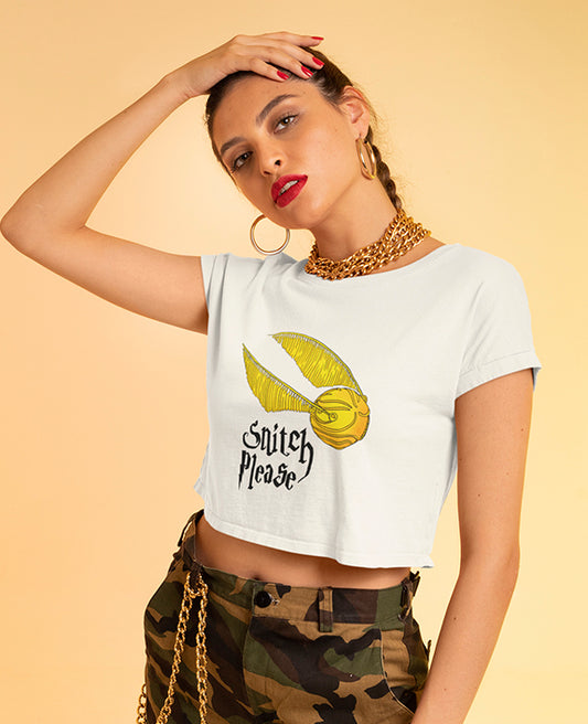 Snitch Please - Women's Crop Top