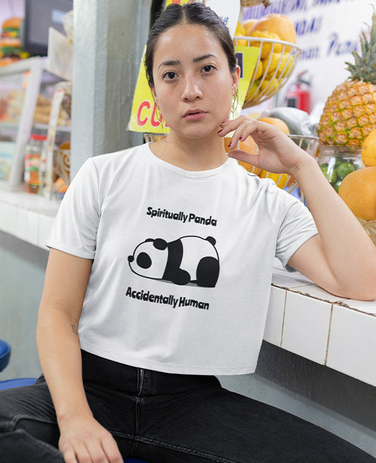 Accidentally Human - Women's Crop Top