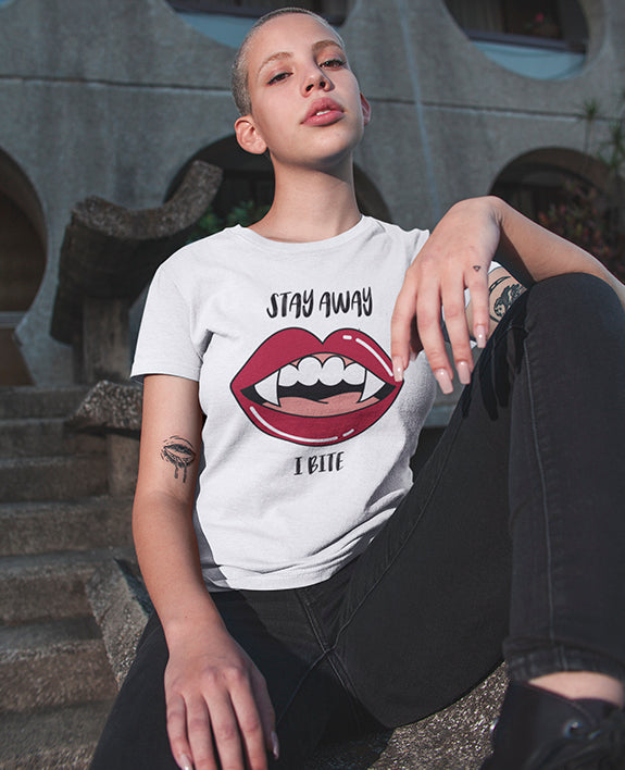 Stay Away I Bite - Women's T-shirt