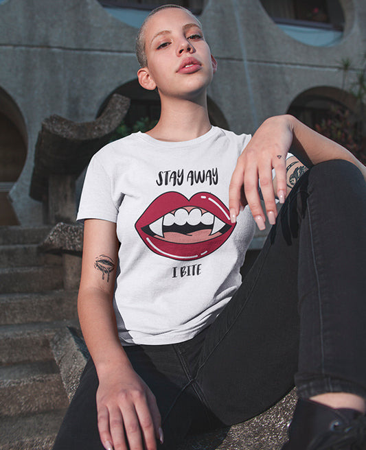 Stay Away I Bite - Women's T-shirt