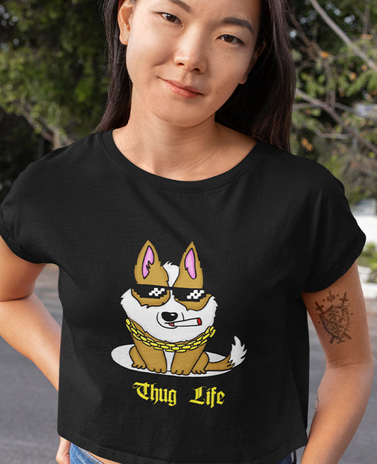 Thug Life - Women's Crop Top