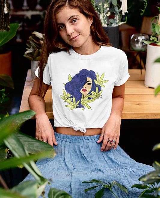 Weed Girl - Women's Crop Top