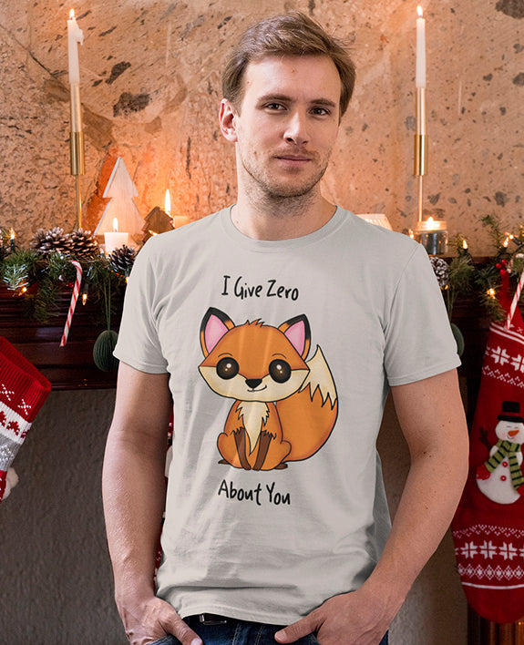 I Give Zero Fox - Men's T-shirt