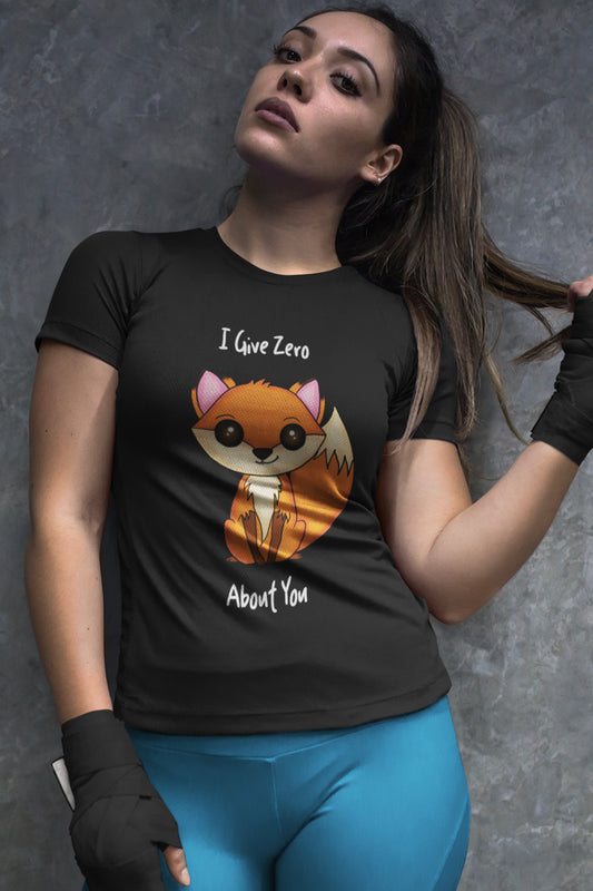 I Give Zero Fox - Women's T-shirt