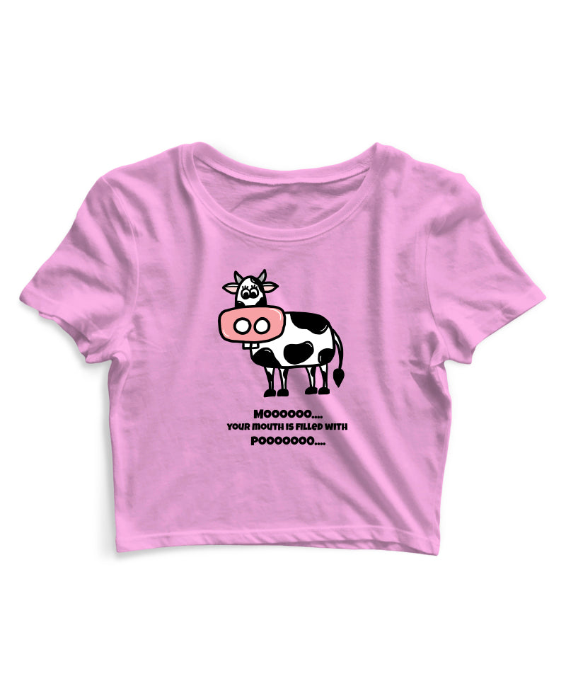 Mooo - Women's Crop Top