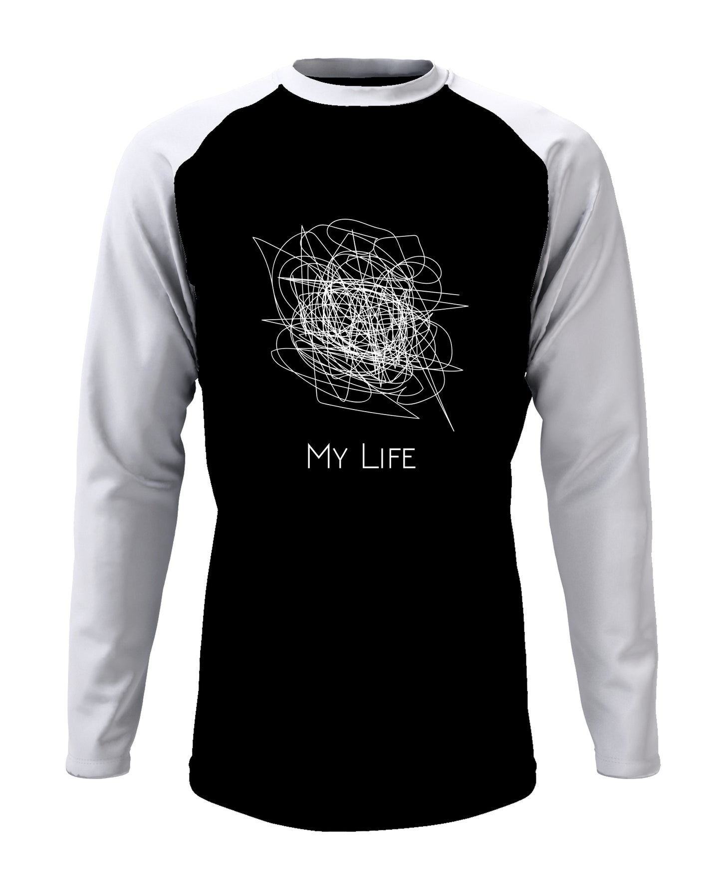 My Life - Men’s Full Sleeve Raglan T-shirt