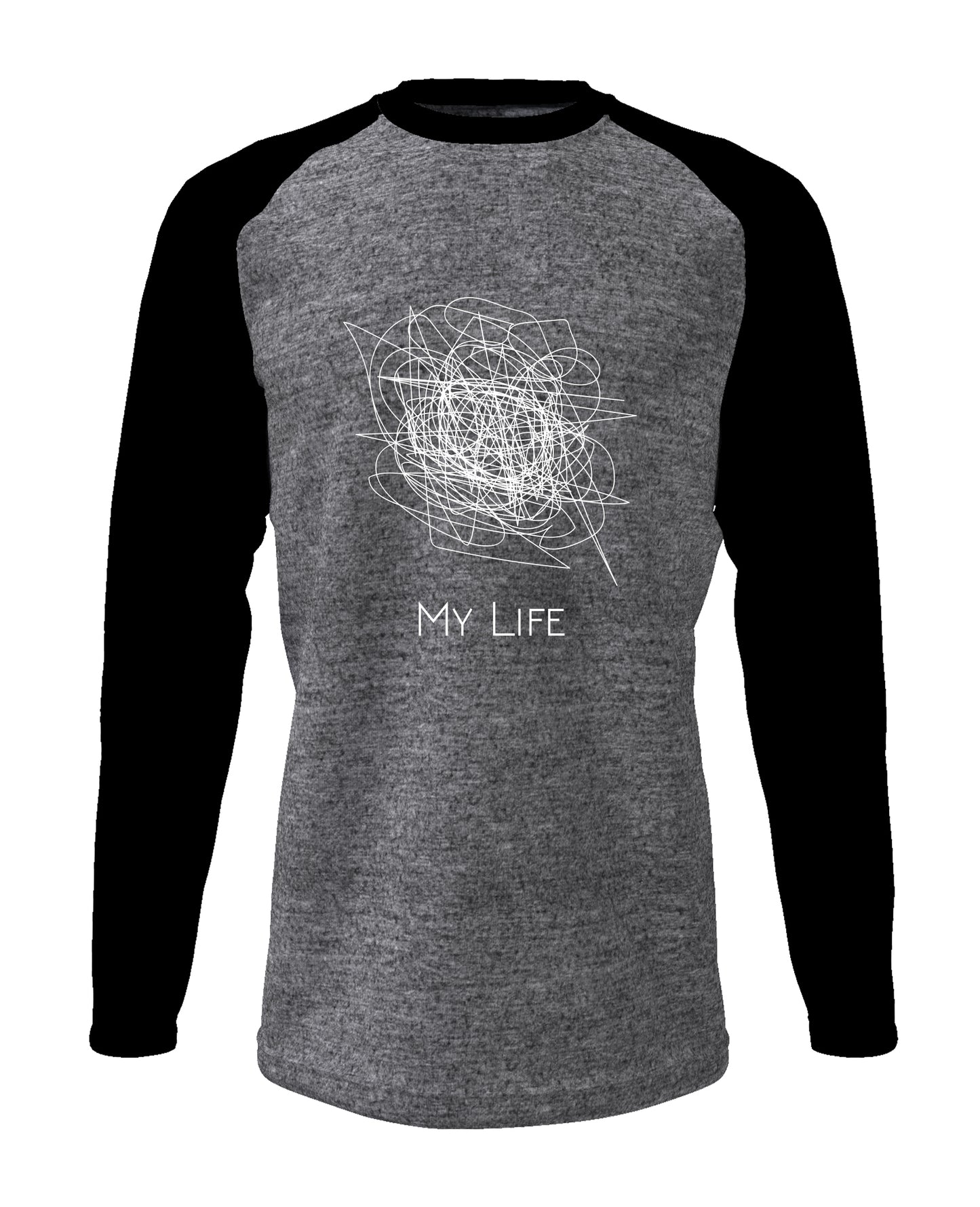 My Life - Men’s Full Sleeve Raglan T-shirt