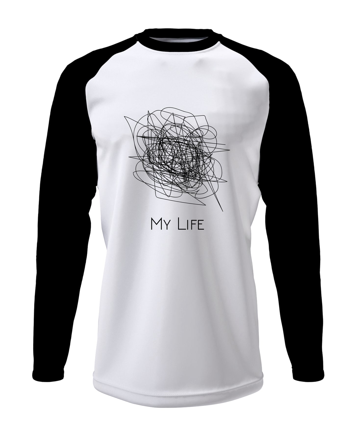 My Life - Men’s Full Sleeve Raglan T-shirt