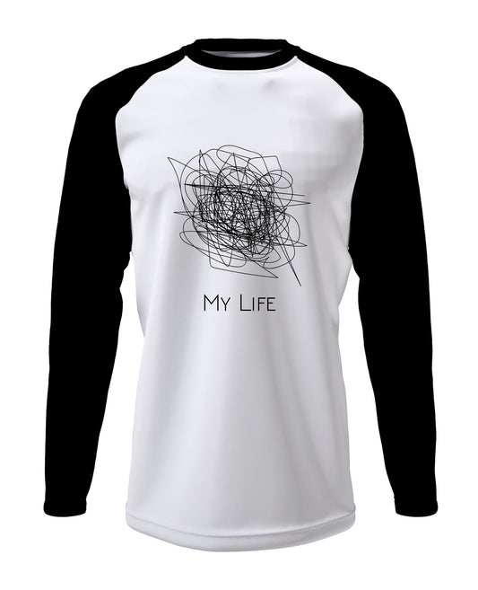 My Life - Men’s Full Sleeve Raglan T-shirt