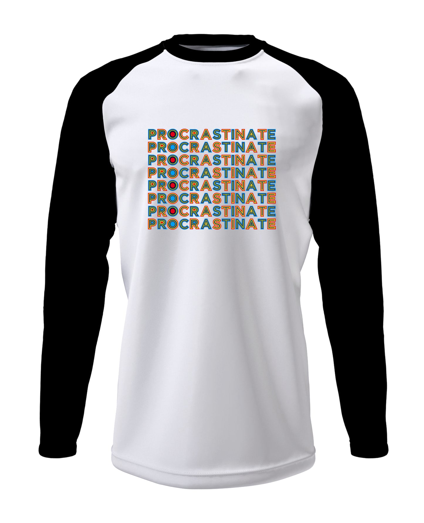 Procrastinate - Men’s Full Sleeve Raglan T-shirt