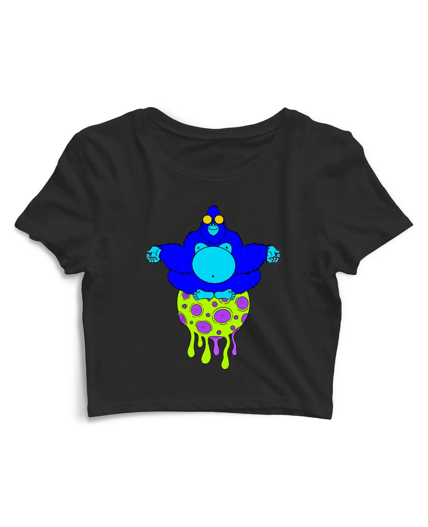 Psychedalic Gorilla - Women's Crop Top