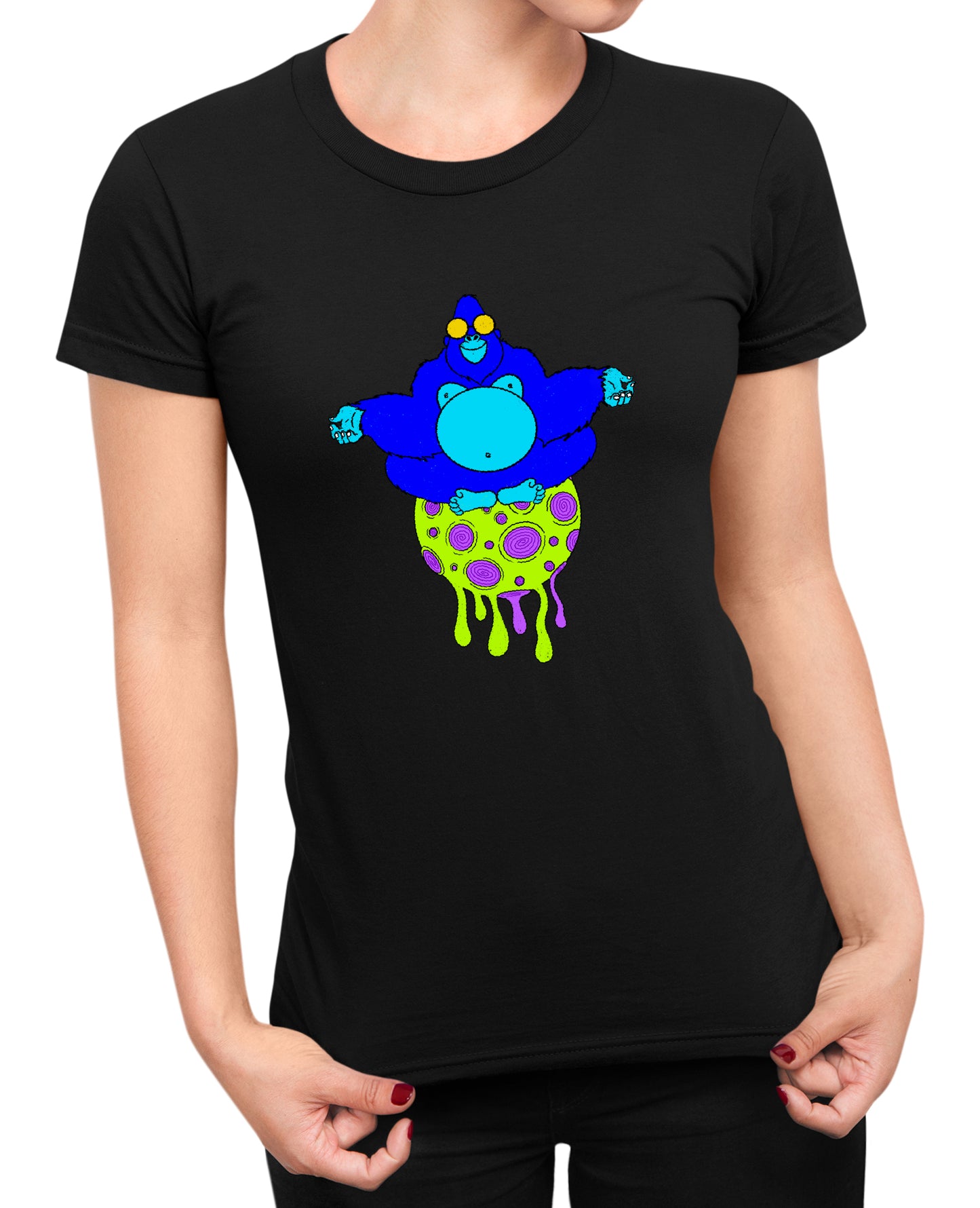 Psychedalic Gorilla - Women's T-shirt