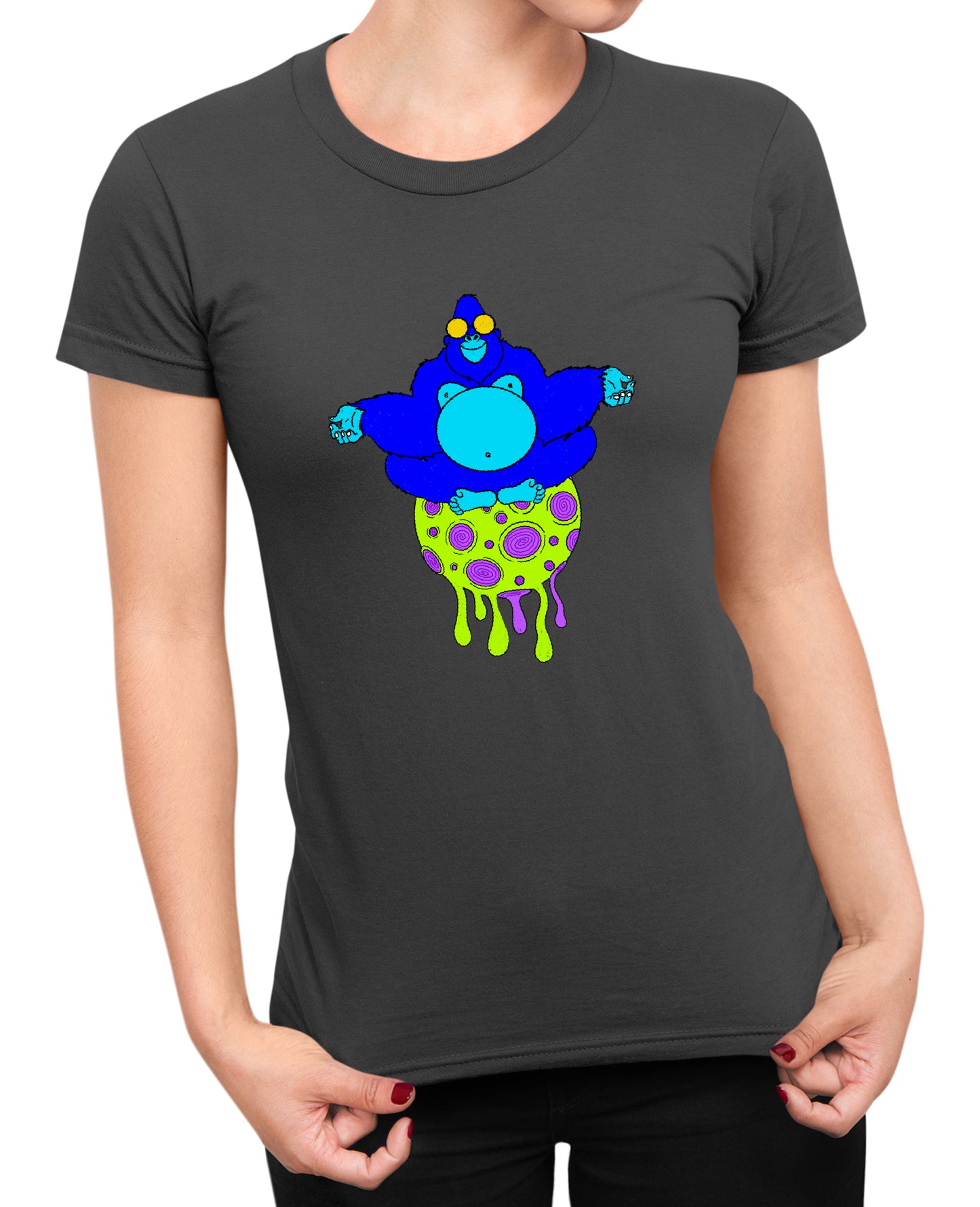 Psychedalic Gorilla - Women's T-shirt