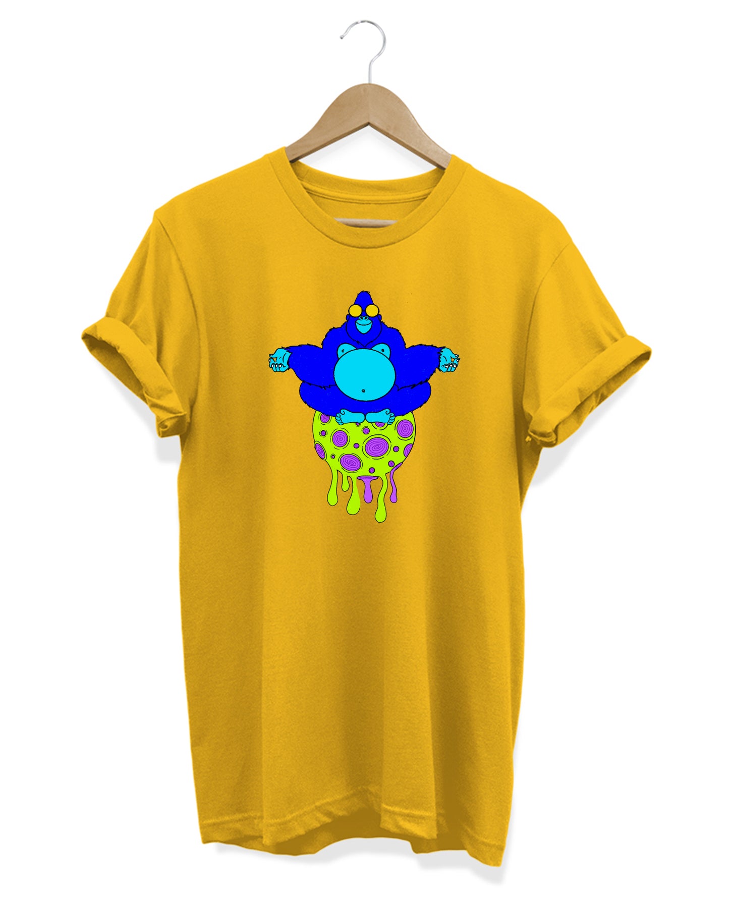 Psychedalic Gorilla - Men's T-shirt