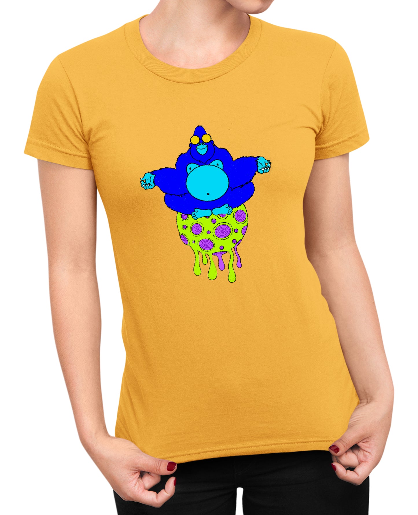 Psychedalic Gorilla - Women's T-shirt