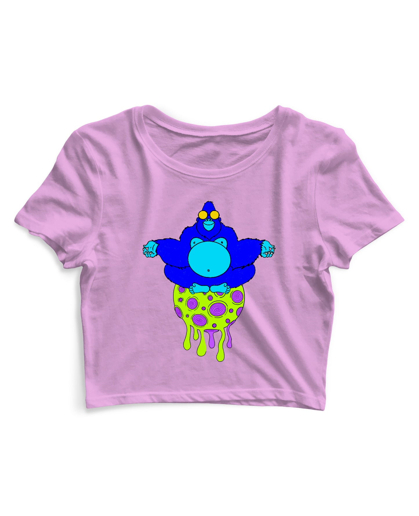 Psychedalic Gorilla - Women's Crop Top