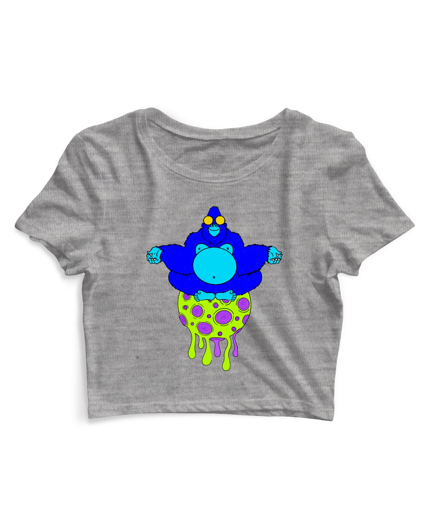 Psychedalic Gorilla - Women's Crop Top