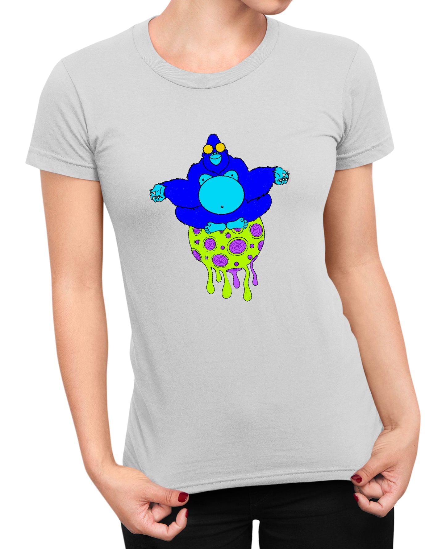 Psychedalic Gorilla - Women's T-shirt