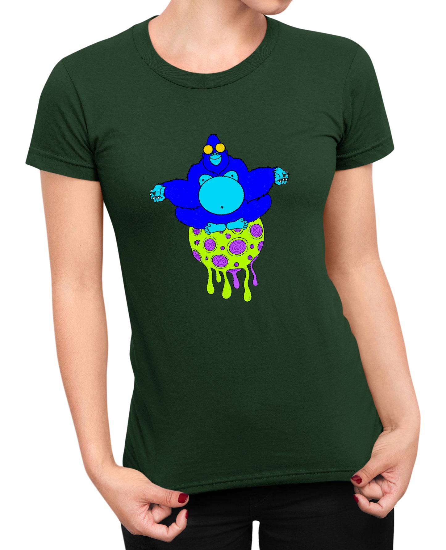 Psychedalic Gorilla - Women's T-shirt