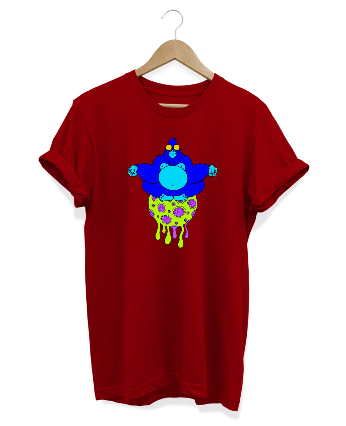 Psychedalic Gorilla - Men's T-shirt