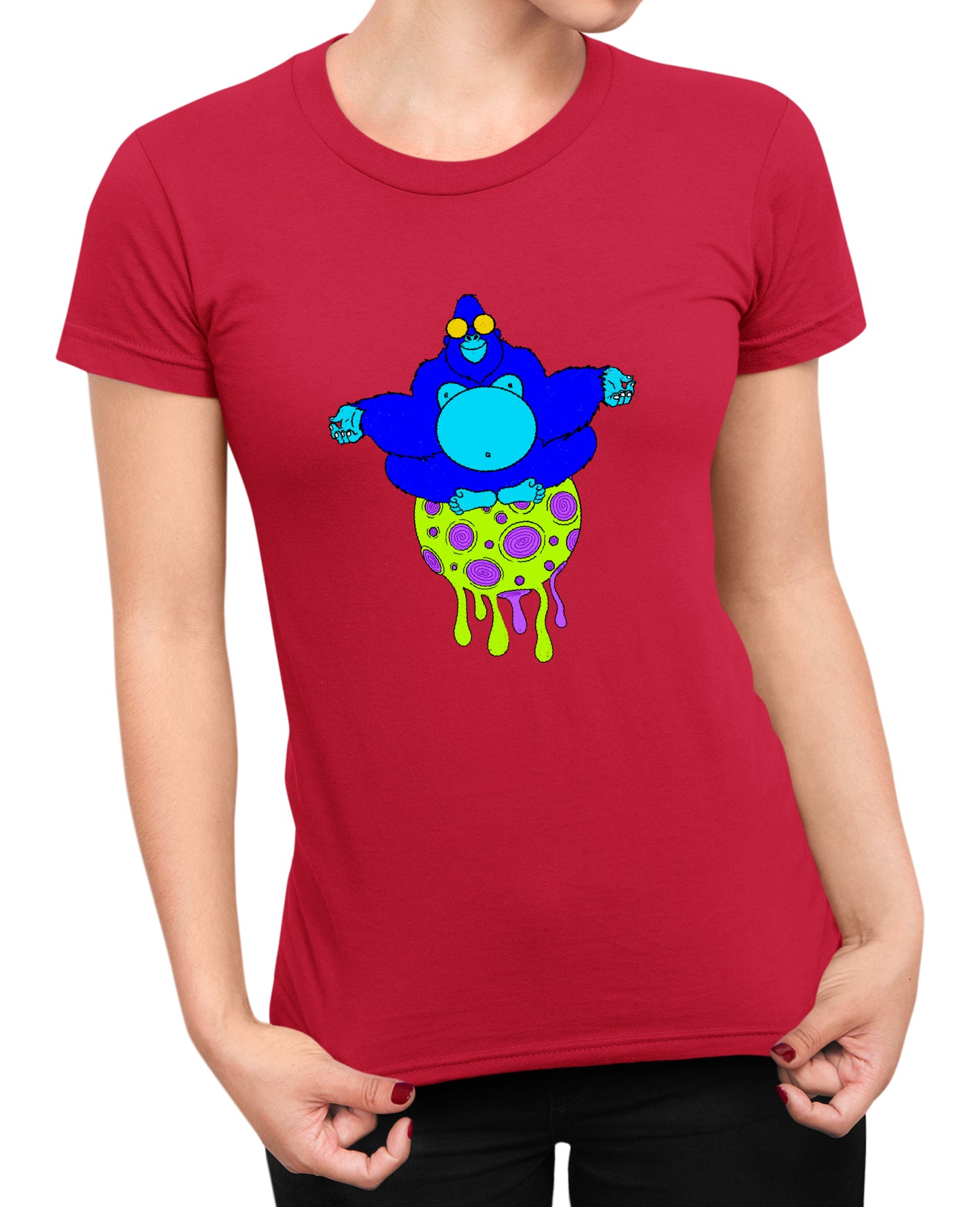 Psychedalic Gorilla - Women's T-shirt